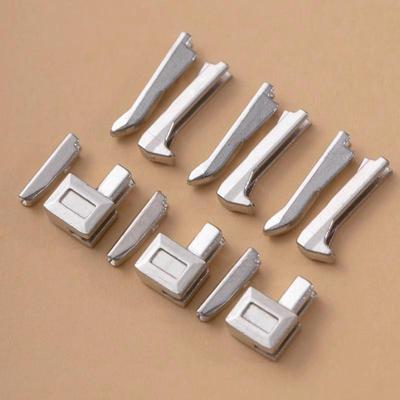 Zipper Stopper Metal Repair Kit 10 Sets For Clothing Repair DIY Tailor Sewing Tools Open End Zip Bottom Fix Solution For Crafts