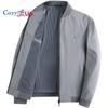 Cozy Up Mantel lässig männlich Reißverschluss Taschen Jacken Slim Fit Bomberjacke Männer Jaqueta Masculina