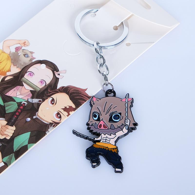 Demon Slayer Tanjiro, Sabito & Makomo Masks Keychain, Rabbit Necklace, Muzan