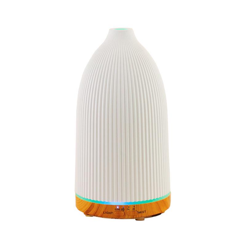 

2-in-1 Ultrasonic Humidifier & Aroma Diffuser: Silent, High Mist Output, 7-Color LED, Essential Oil Compatible. слоновая кость/белый