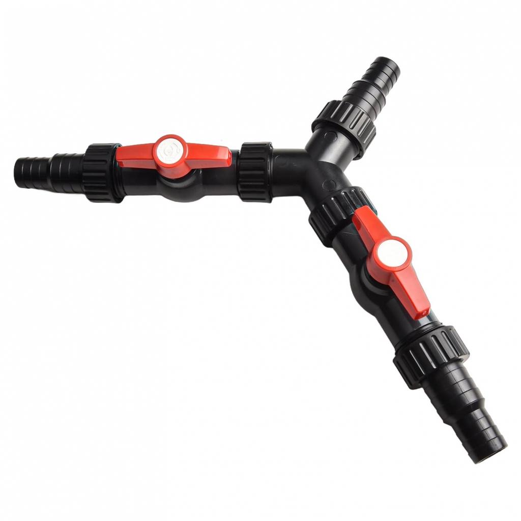 Easy Assembly Y Water Distributor Connector Hose Multiple Outlets