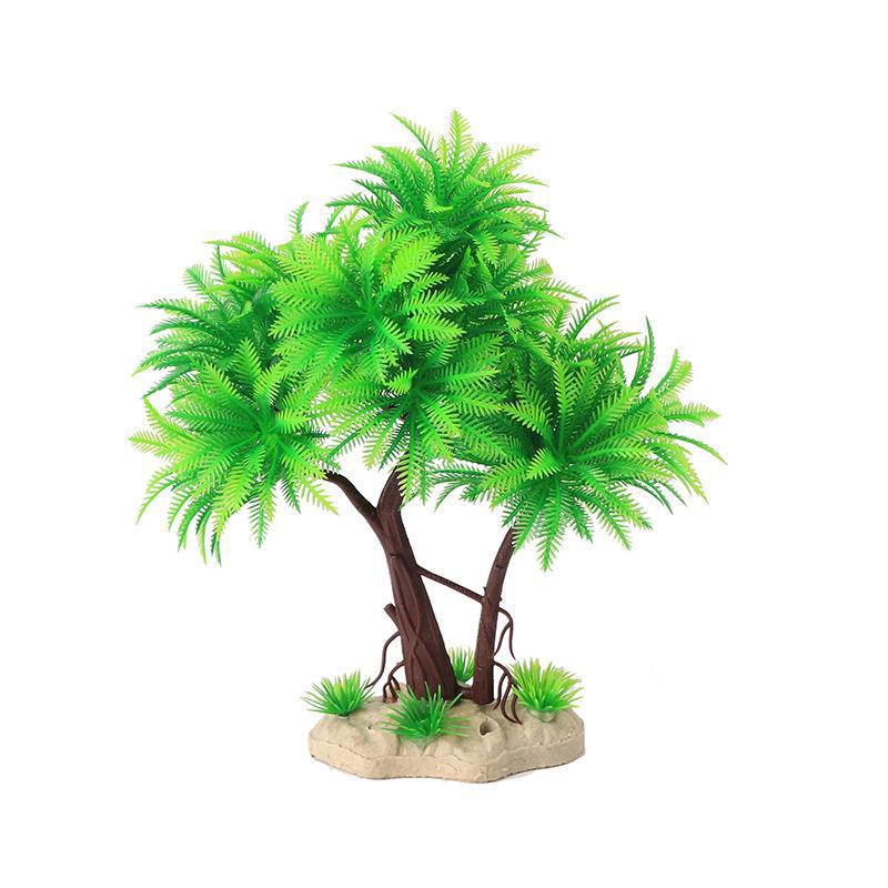 Fish Tank Landscaping Decoration: Simulated Water Plant & Sand Table Bonsai Ornament CB-E80