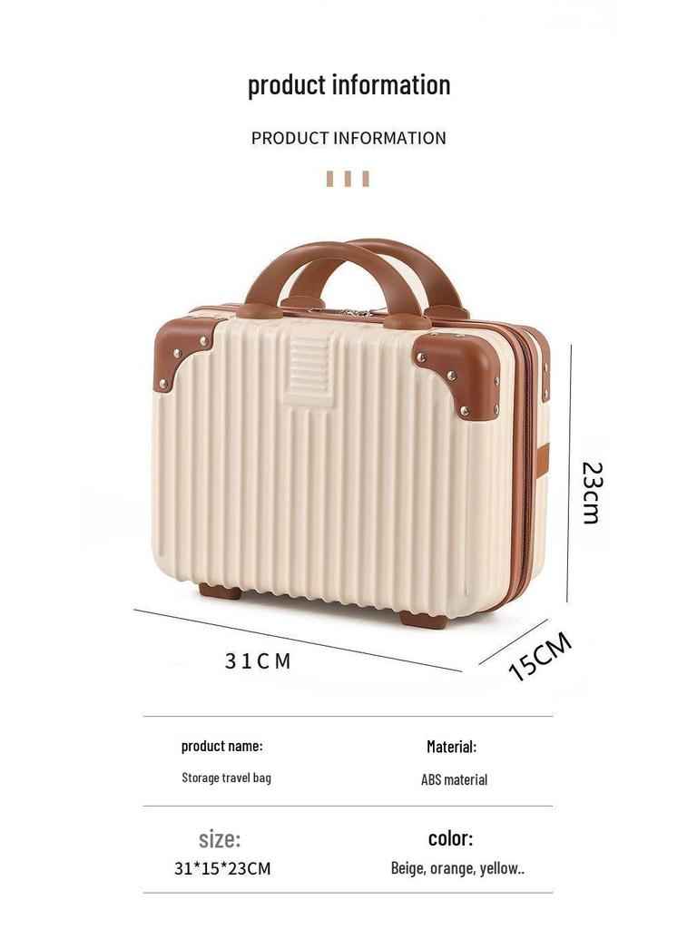 14-inch Mini Suitcase, 16-inch Carry-On, Custom Logo Makeup Case, Souvenir Box