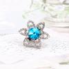 1pc Rhinestones Shoe Laces Charm for Sneakers Shoelaces Decorations Flower Fancy Crystal Buckle Bling Shoes Accessories for Girl