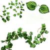 Artificial Ivy Garlands 90.5 Inch Realistic Faux Vine with Leaves Fake Hanging Plants Decoration for Bedroom Indoor Outdoor Garden Wall Decor