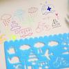 4Pcs Multi DIY Art Drawing Template Ruler Stencil Stationery