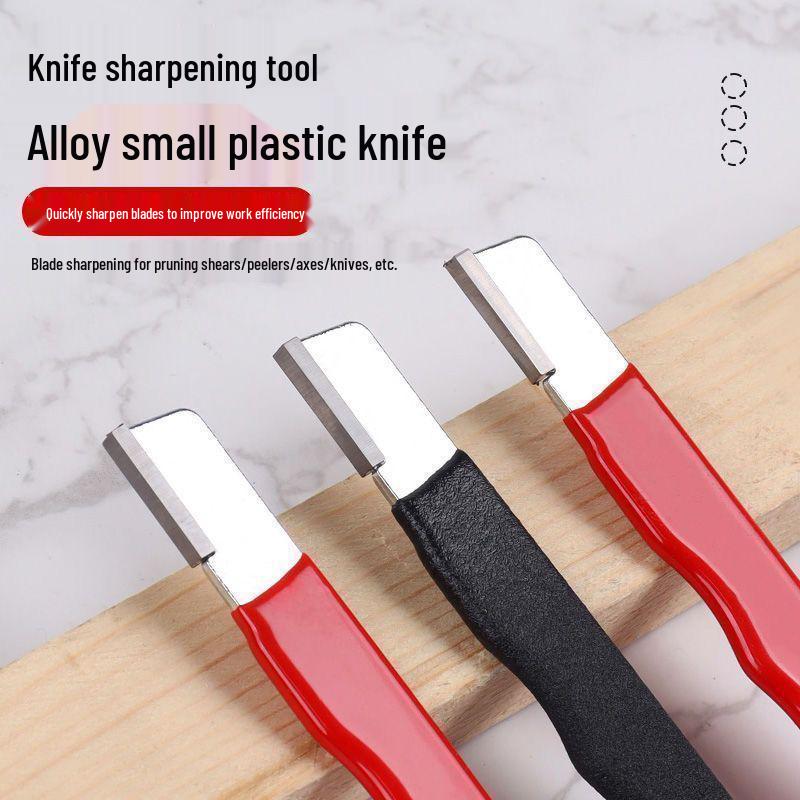 Household Knife & Scissors Sharpener – Quick Sharpening Stone for Kitchen and Garden Tools