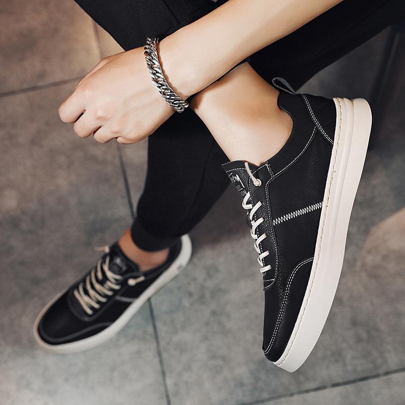 New Men's Shoes Student Running Casual Sneakers Fashion Casual Shoes Men's White Shoes Trendy Shoes Tenis Masculino