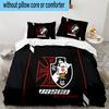 3PCS Vasco Da Gama Crest Design Printed Bedding Set, Includes A Duvet Cover and Two Pillowcases for Bedroom, Suitable for All Seasons
