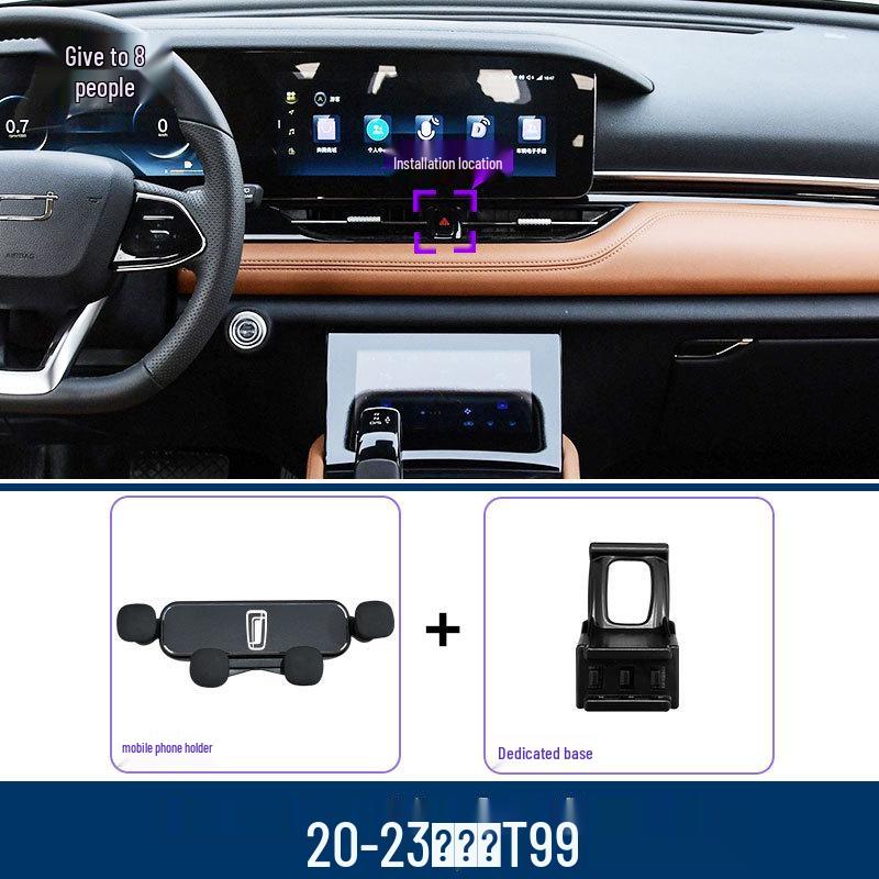 Bestune T99 Car Phone Holder Clip-on Navigation Bracket (2020-2023 Models)