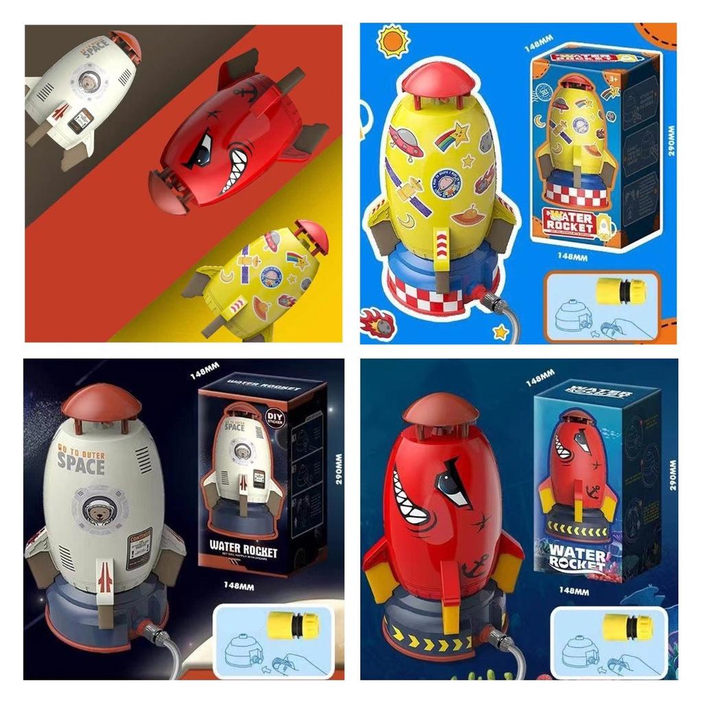 Conjunto de Brinquedos Aspersor de Água Foguete Espacial para Crianças