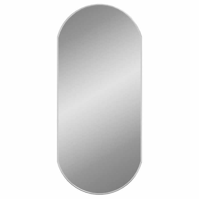 VidaXL Wall Mirror Makeup Mirror Vanity Cosmetic Bathroom Decoration Toilet Living Room Interior Silver 348193