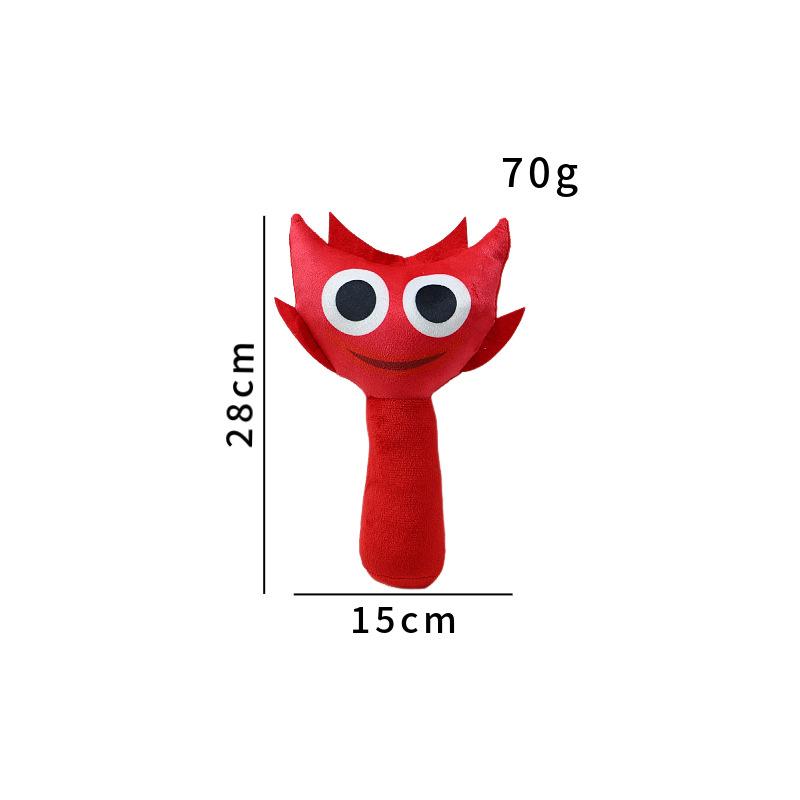 

Новые плюшевые игрушки Sprunki Rhythm Series, кукольные игры, детские игрушки для детей красный