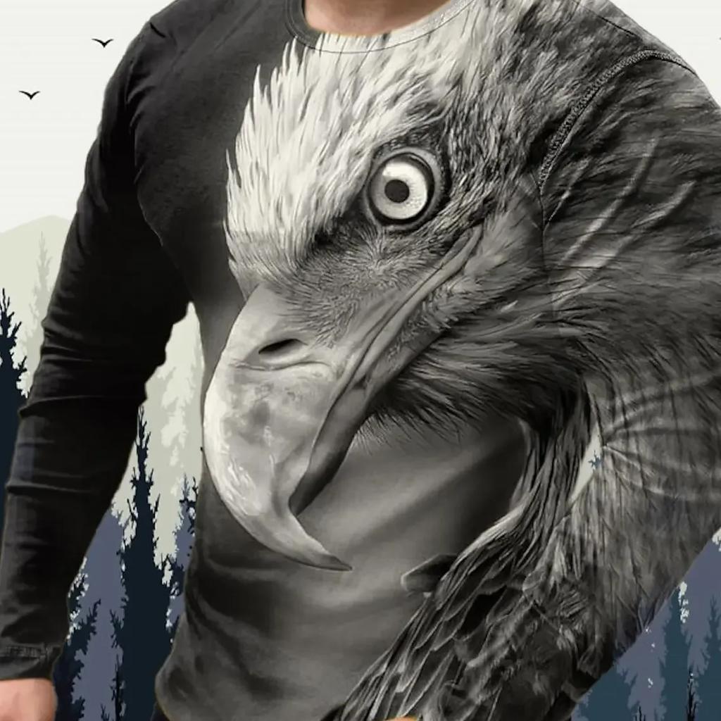 Mustang lange mouw t-shirt donkerblauw