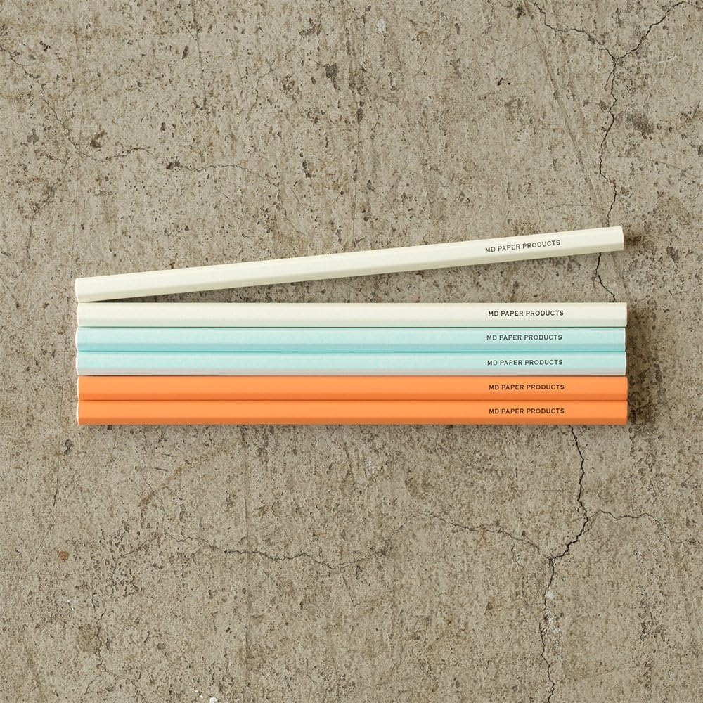 DESIGNPHIL MIDORI MD Colored Pencils Set of 6 - Premium Drawing Pencils