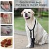 Dog paw injury protective cover with collar Dog front paw shoe cover Release anti-collision and anti-dirty going out shoes