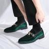 Fashion Men's Nubuck Leather Casual Soft Sole Fashion Shoes High Quality Velvet Leather Leather Lightweight Men Anti-slip Wearable Shoes
