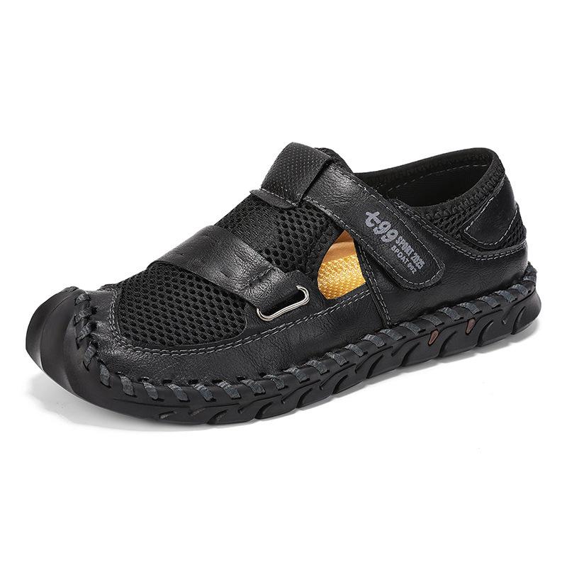 Men s 2025 Summer Casual Breathable Mesh Beach Sandals - Large Sizes Available 43