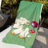 Cartoon Funny Big Goose Towel For Swim Yoga Gym Quick Drying Soft and Skin-friendly Beach Towels All-Season