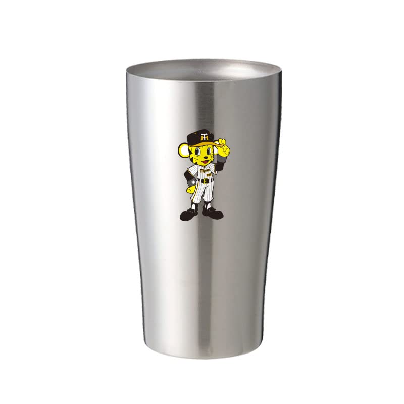 

Hanshin Tigers Official Stainless Steel Tumbler 450ml Goods, Insulated, Cold, (Trucky)