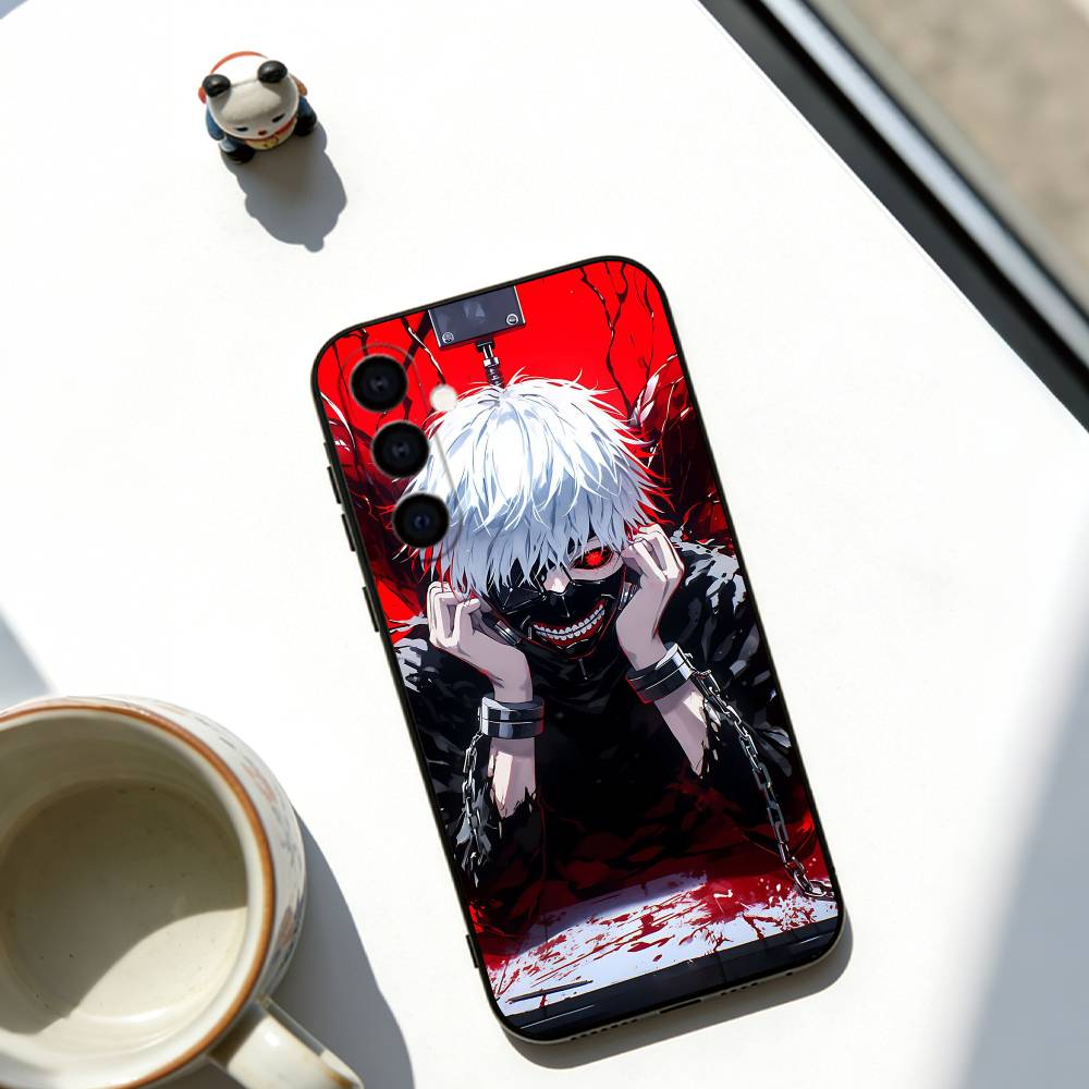 

Ken Kaneki Phone Case For Samsung Galaxy A73,A72,A71,A70,A53,A52,A51,Soft Black Cover Samsung a40