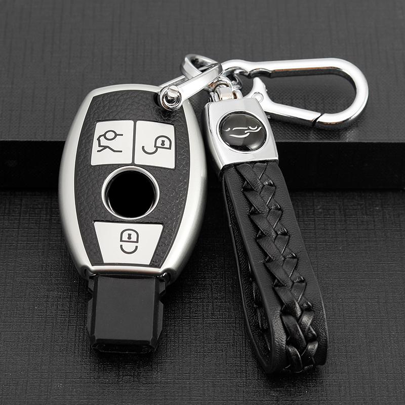 Suitable for Citroen C1 C2 C4 C6 C3-XR Picasso Grand DS3 DS5 car keys, zinc alloy leather car remote key set key protector