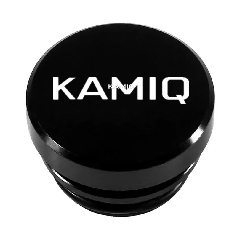 

For Skoda Kamiq Car Cigarette Lighter Cover Black Red Eject Button Car Accessories Interior Metal Dust Cover Automobile