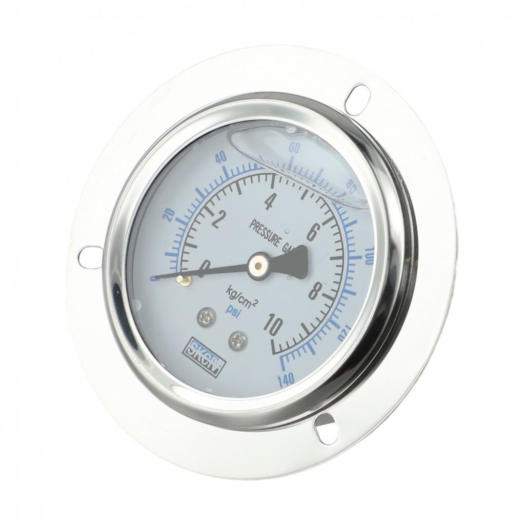 For YN60ZT Hydraulic Pressure Gauge with Flanged Connection for Easy Install
