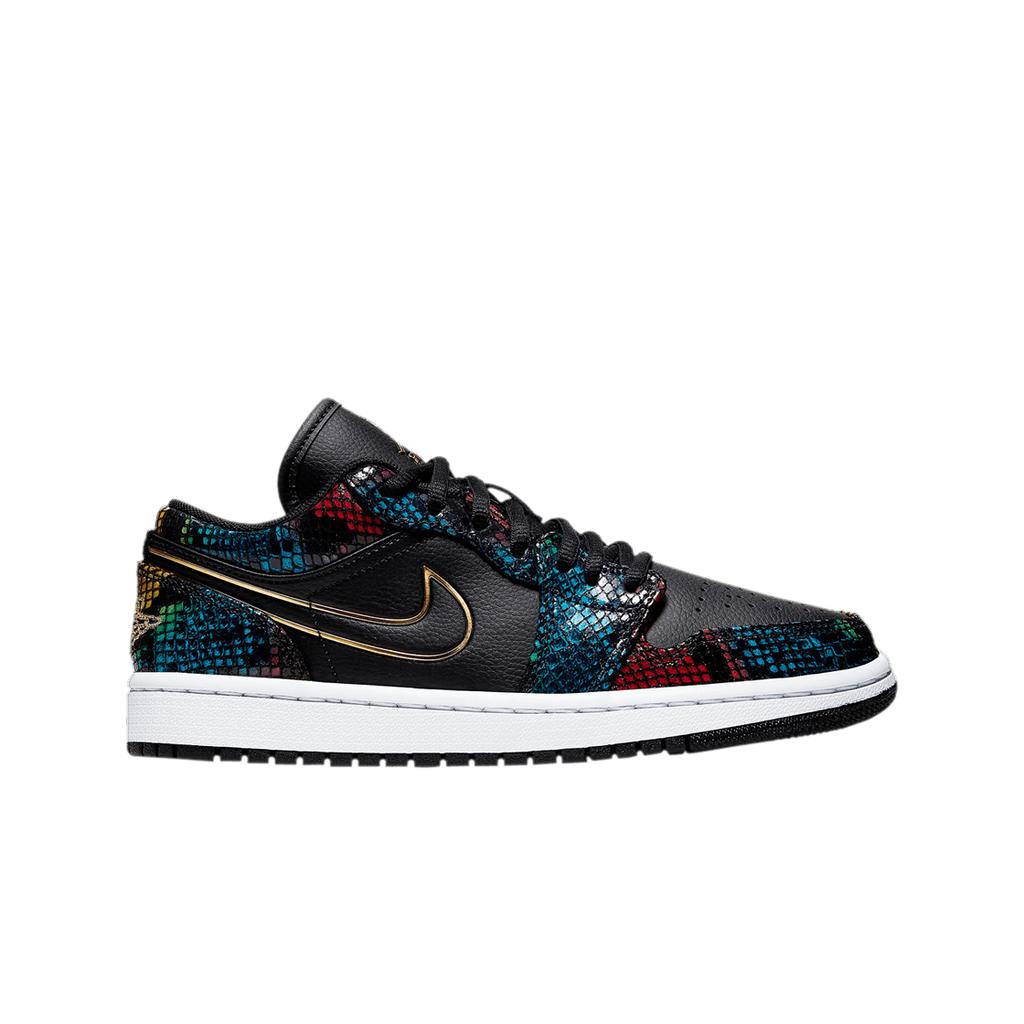 (w) Jordan 1 Low Multi-color Snakeskin 2020