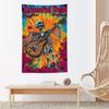 Rock Band GGrateful Dead Tapestry Microfiber Wall Hanging For Bedroom Living Room Decor Outdoor Festival Garden Bar Background