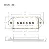 P90 Dog Ear Style Single Coil Pickups Guitar Pickups (Neck  Bridge) For Epi Lp Electric Guitar Silveryellowbk 5052Mm