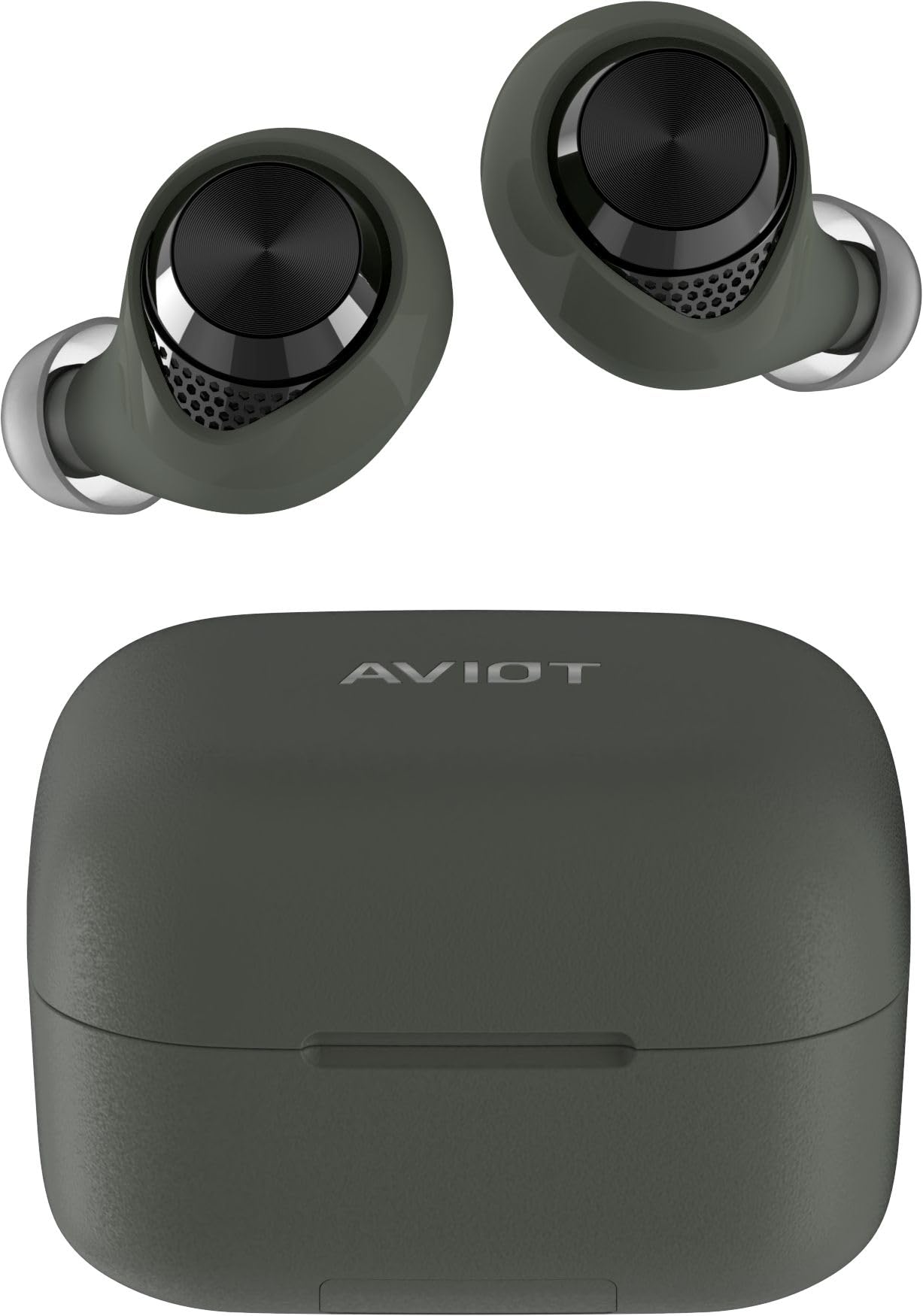 

AVIOT compatible completely wireless earphones Bluetooth Up to 70 hours of playback Adaptive noise canceling 3D spatial audio Wireless charging