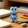 Frog Desktop Decor 3D Printed Ornaments, Movable Joint Design, Durable Surface Statue Smooth Frog, for Home Office Workmanship Model