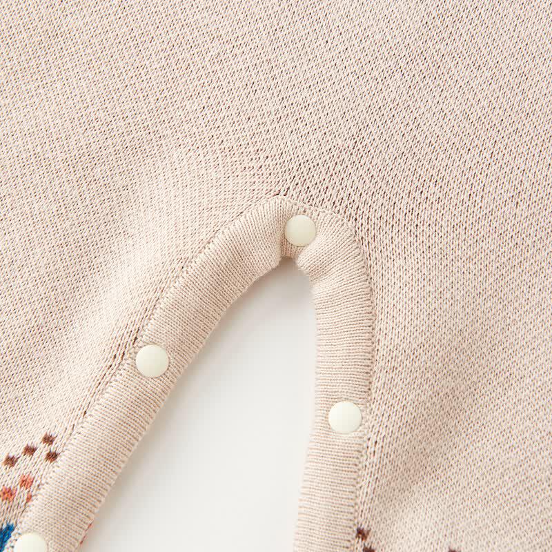 TONGTAI Baby Long Sleeve Knitted Romper