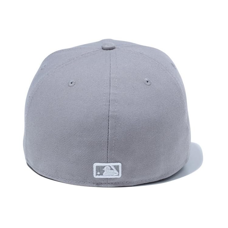 New Era MLB 59FIFTY LA Size 7 Los Dod Gray Size 25J Pre-Curved Hat, Gray, 3/4, PC5950, White,