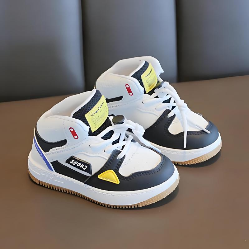 Children's sports shoes, casual sneakers, high-top basketball shoes, soft-soled baby shoes