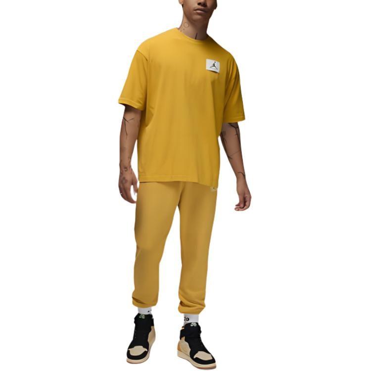 Jordan T Shirt Men's Ochre Yellow DZ0605-752