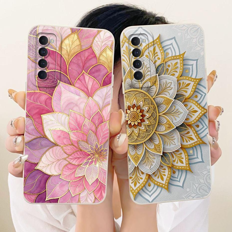 Cute Printed Phone Case For OPPO Reno4 Pro / Reno4 Soft Silicone Shockproof Cases For Oppo Reno 4 4Pro 4G Covers Bumpers
