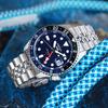 SEIKO 5 NEW SPORT Mechanical Movement Stainless Steel Strap Watch Men's Watches Blue Dial SSK003K1
