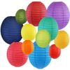 Chinese Cultural Characteristic Festival Activities, Circular Colorful Christmas Decoration Paper Lanterns