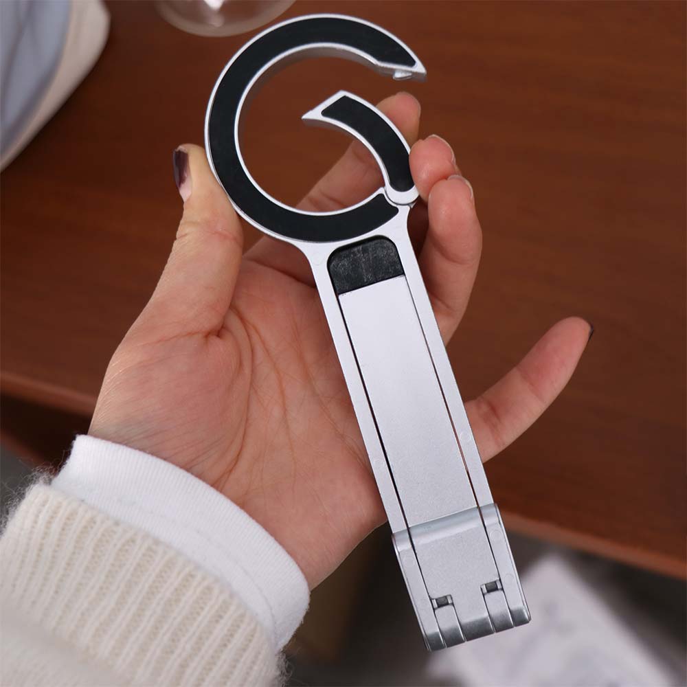 Adjustable Phone Tripod Carabiner Foldable Phone Handle Holder  Travel Photography