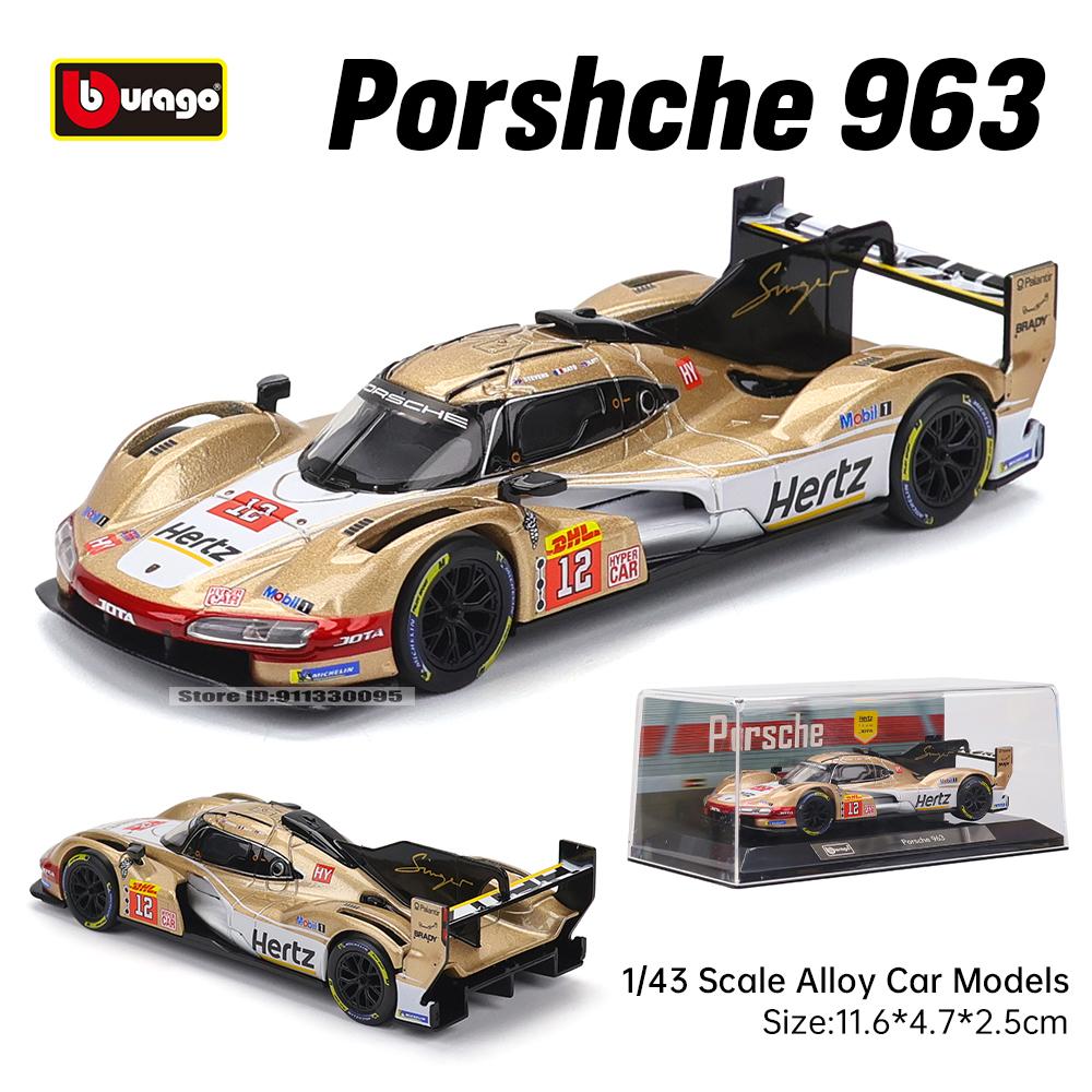Bburago 1:43 Toyota GR Yaris Rally1 Hybrid Rovanpera #69 Ogier #17 Alloy Luxury Vehicle Diecast Pull Back Cars Model Toy