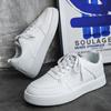 2025 spring new Internet celebrity explosion white shoes men's youth versatile platform casual shoes low-top board shoes men's trendy shoes