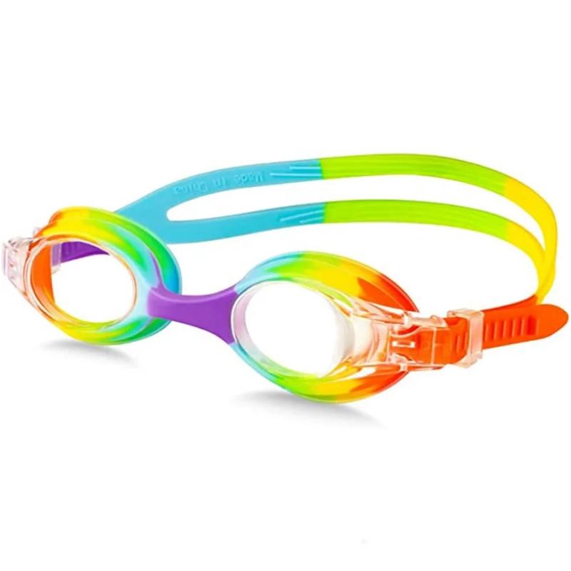 Kids Swimming Goggles HD Waterproof Anti-Fog Electroplating  Glasses Colored Lenses Eyewear High Quality Adjustable Goggles