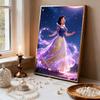 Pearl Painting Snow White Princess Star and Moon Magic Dress 5D Exquisite Landscape Sparkling Painting Craft Home WallDecorationDIYHandmadeGift