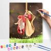 Disney Rapunzel Oil Paint Digital Painting Art Kit Handmade DIY Painting Kit Home Decor