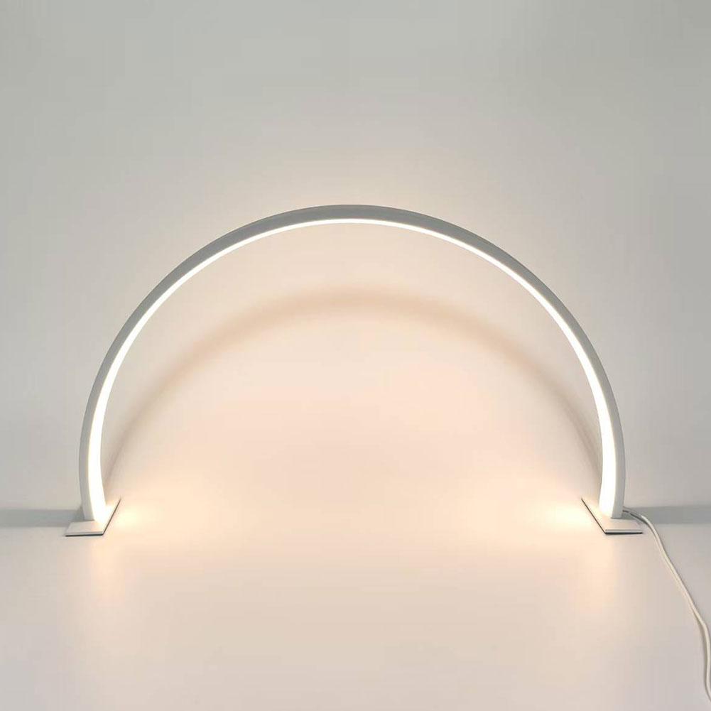 LED Half Moon Light for Nail 39CM Table Lamp U-Shaped Fill Light Specific Desk Work Lighting for Salon Tattoos Eyebrows Beauty