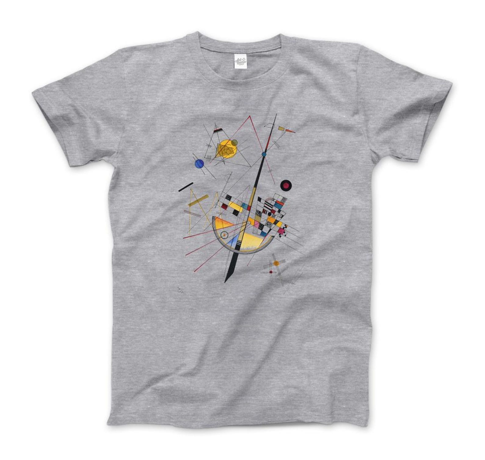 Kandinsky - Delicate Tension. No. 85 1923 Artwork T-Shirt L