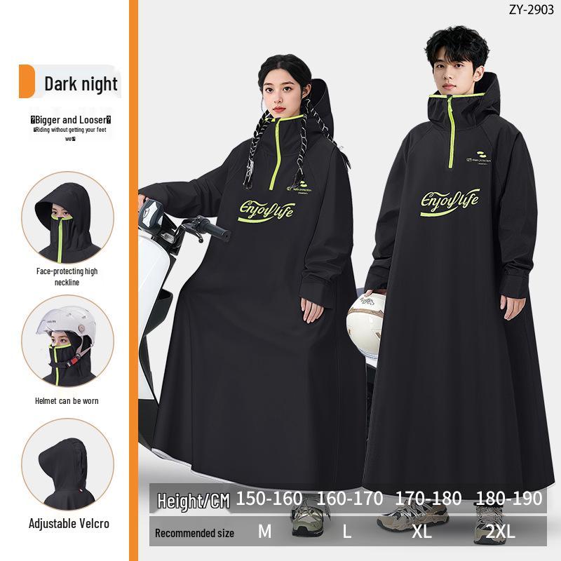 Heavy-Duty Full-Body Electric Scooter Raincoat