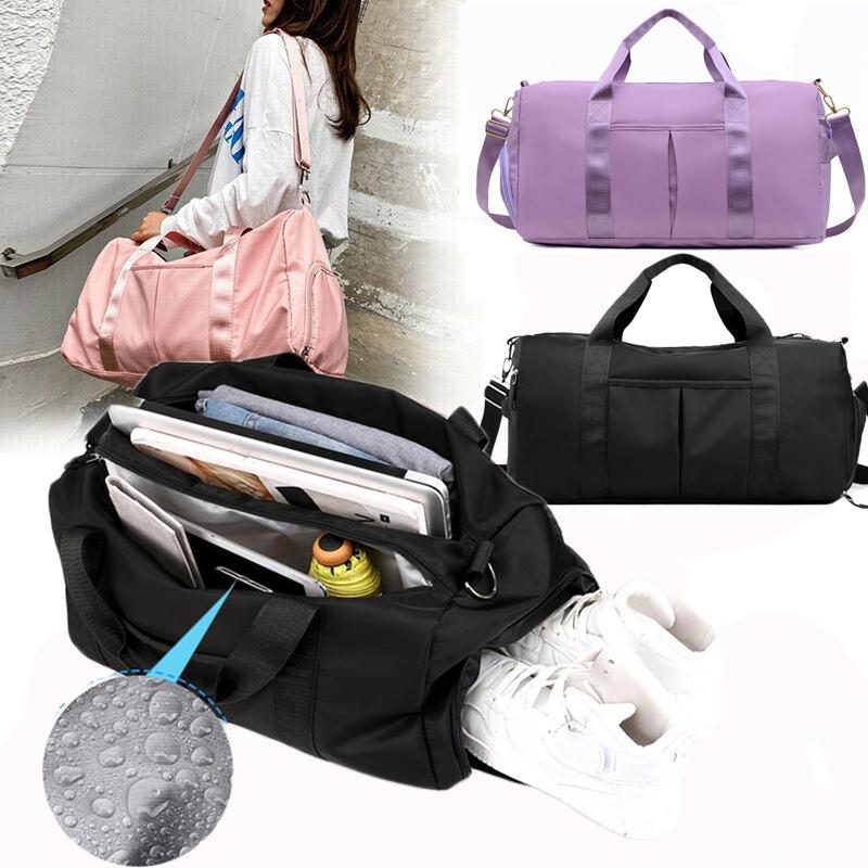 

Женская спортивная спортивная сумка Дорожная сумочка Ночлег Выходные Тренажерный зал Йога Багажные сумки